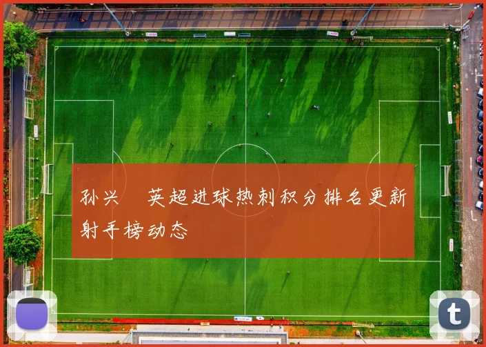 孙兴慜英超进球热刺积分排名更新射手榜动态
